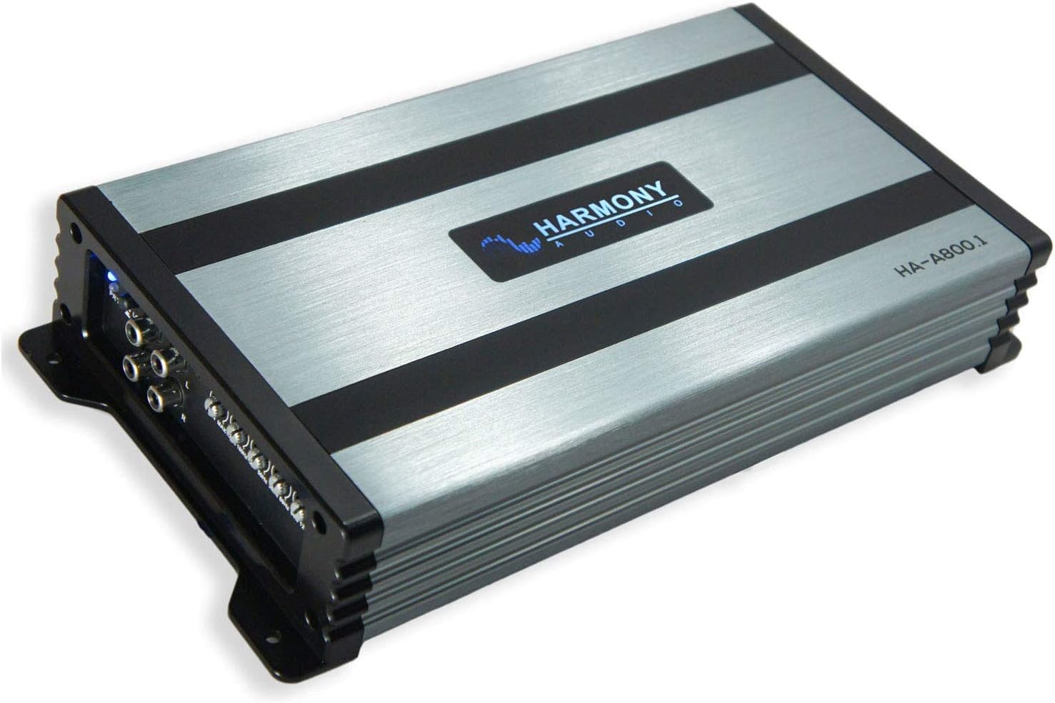 Harmony Audio Compatible con Dodge Ram Quad o Crew Kicker Bundle Comp C10 Dual de 10 pulgadas con revestimiento de rinoceronte Harmony HA-A800.1 Amp