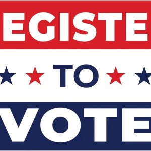 BannerBuzz – Cartel de vinilo, regístrese para votar, PVC Flex, 11 onzas, bordes dobladillos con ojales, impresión de una sola cara, impresión BannerBuzz – Cartel de vinilo, regístrese para votar, PVC Flex, 11 onzas, bordes dobladillos con ojales, impresión de una sola cara, impresión