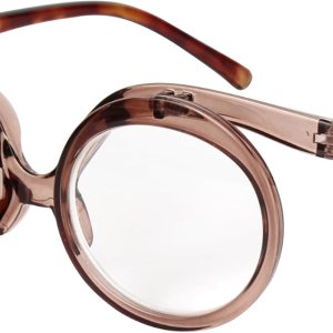 Aisi Gafas de lectura de maquillaje para las mujeres lectores cosméticos Flip Up doble lente aumento gafas Aisi Gafas de lectura de maquillaje para las mujeres lectores cosméticos Flip Up doble lente aumento gafas