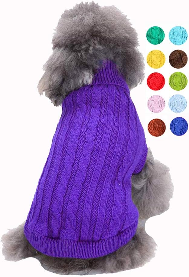 Suéter cálido para mascotas, gatos, cachorros y perros grandes, medianos o pequeños, para machos y hembras