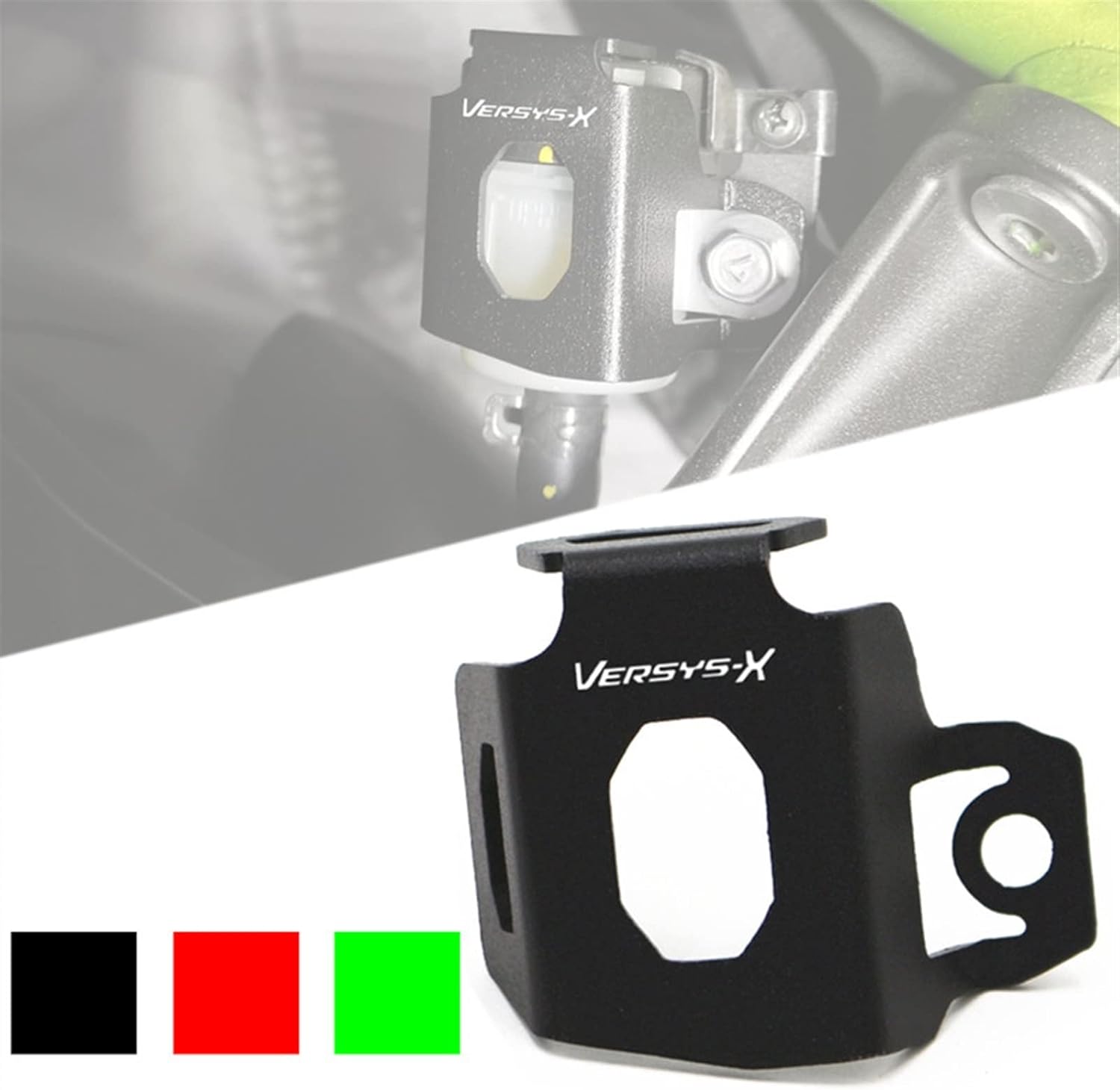 Para Kawasaki Versys X300 300 motocicleta CNC Accesorios aluminio depósito de líquido de freno trasero protector de cubierta de protector (color