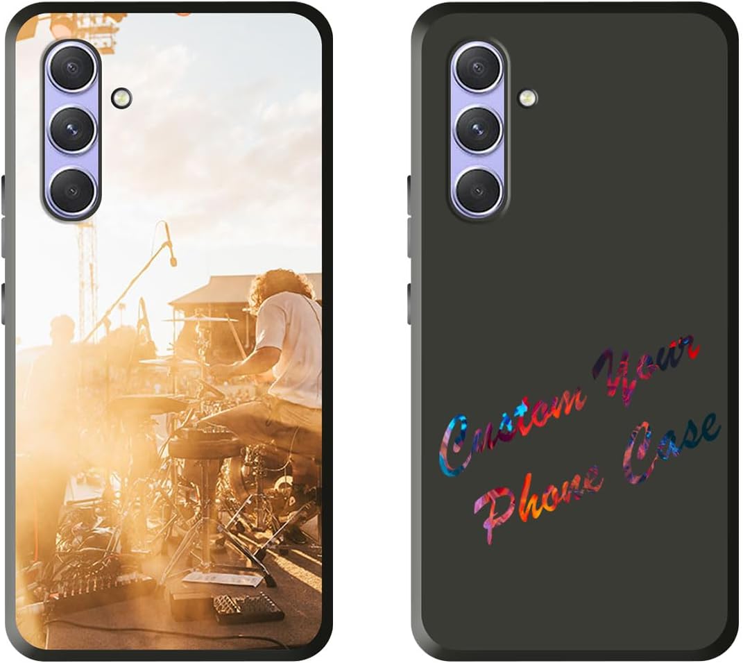 Custom Customize Photo Text Case for Samsung Galaxy A34 5G Personalized Picture Phone Cover for Samsung Galaxy A34 5G Compatible with Samsung Galaxy