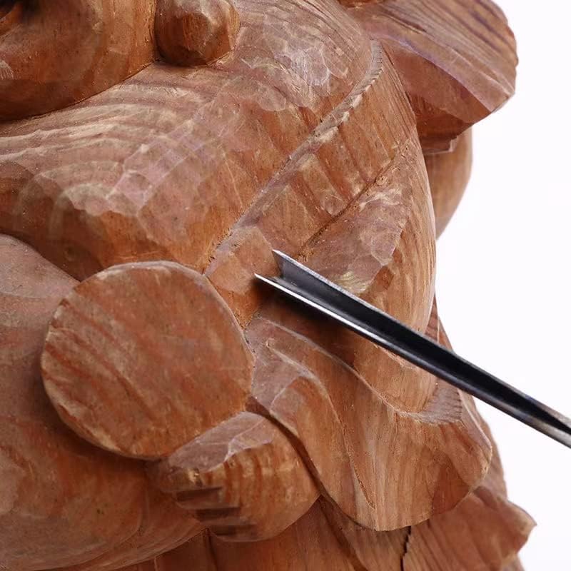 0.0-0.3 in V Tipo Exposición Triángulo Cincel de carpintería Cinceles Mano Madera Tallar Cuchillos PARA Tallar Herramientas en Blanco (1 unid) 0.197
