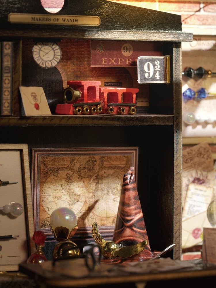 CuteQi – Kit de casa en miniatura, kit de casa de bricolaje, habitación creativa con muebles, kit de fabricación de casa pequeña con luz y música