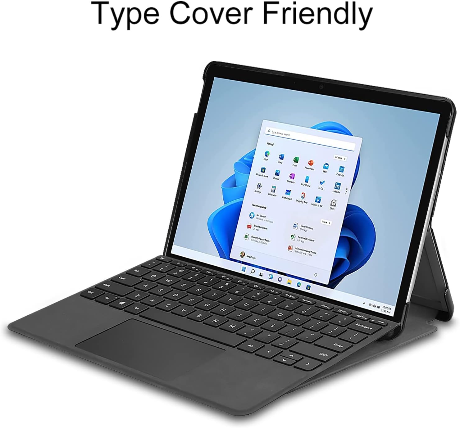 Funda para Microsoft Surface Pro 8, de poliéster de múltiples ángulos, delgada, ligera, para tableta Microsoft Surface Pro 8 de 13 pulgadas,