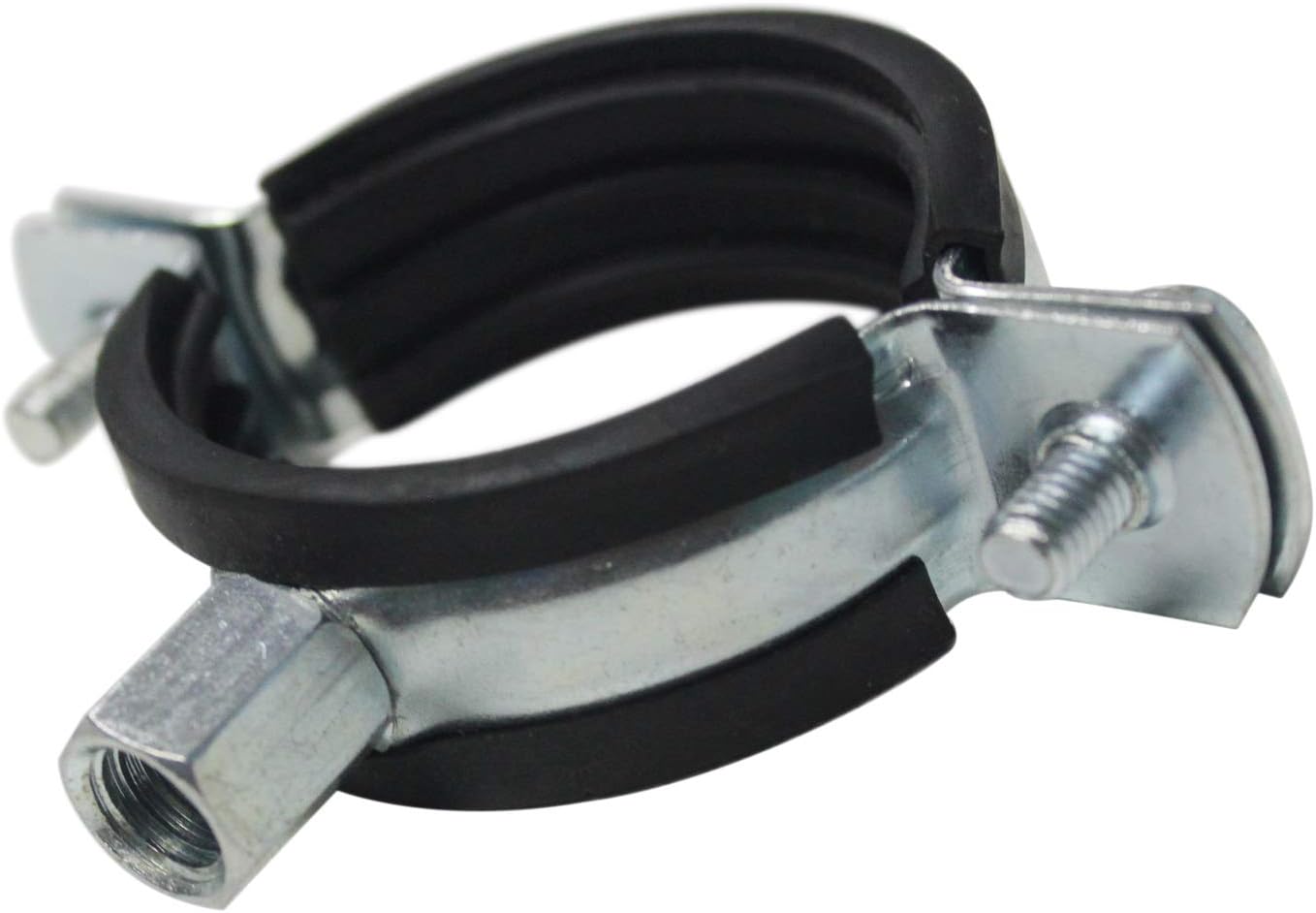 AKIHISA 10 piezas de soporte de tubo de anillo dividido, soporte de tubería ajustable resistente, abrazadera de montaje en pared, montaje en techo,