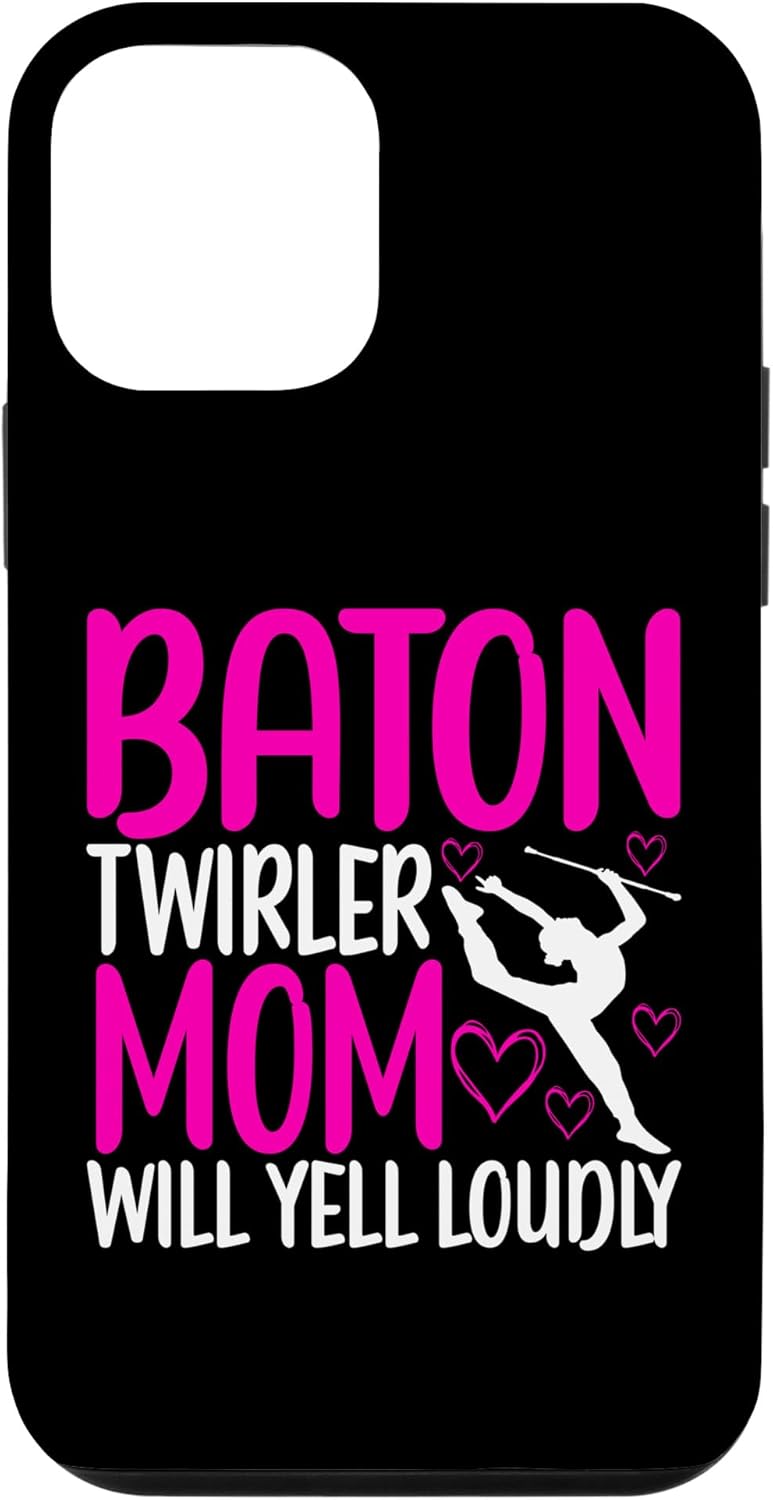 iPhone 12 mini Baton Twirling Mom Majorette Baton Twirler Case