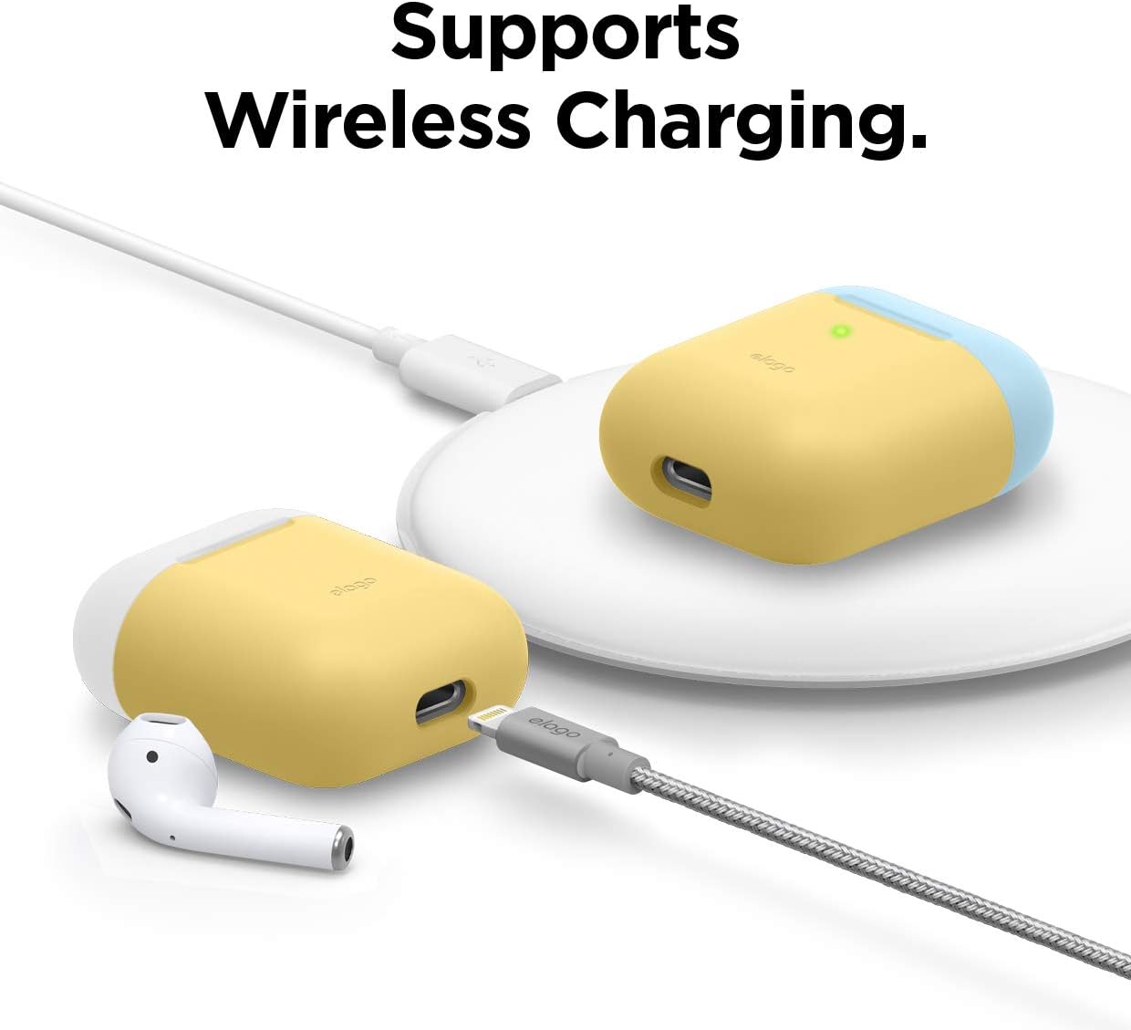 elago AirPods Duo – protección extra estuche para AirPods de Apple