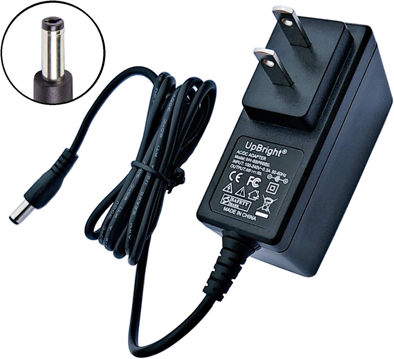 UpBright Nuevo adaptador global de 5 V CACC compatible con Astrodyne SPU15A-102 PN E183744 SPU15A102 transformador de clase 2 5VDC cable de fuente