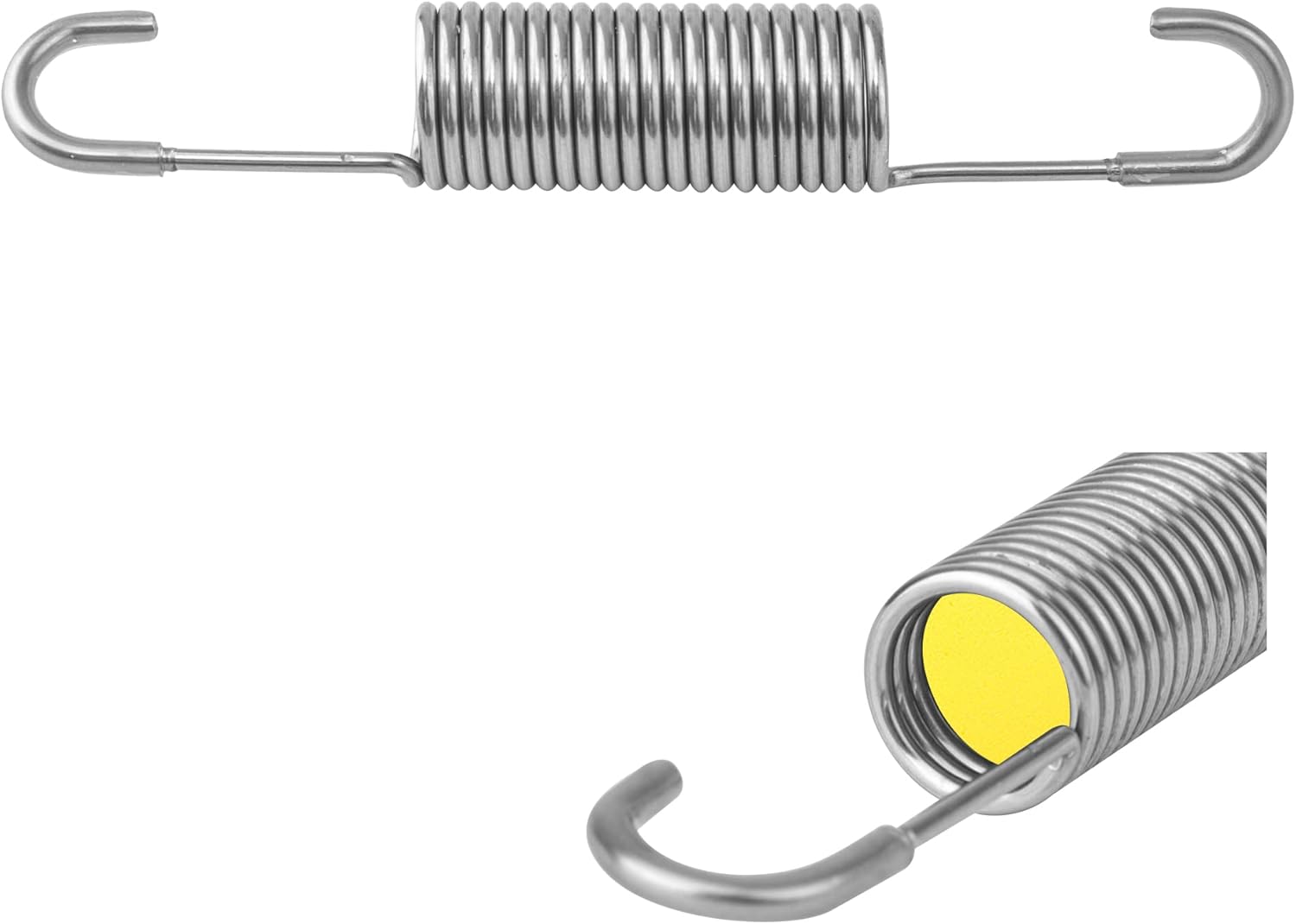 GNPADR GUPO 4-58 pulgadas (2 piezas) de acero inoxidable reclinable sofá silla mecanismo de resorte elástico reemplazo  cuello largo gancho estilo
