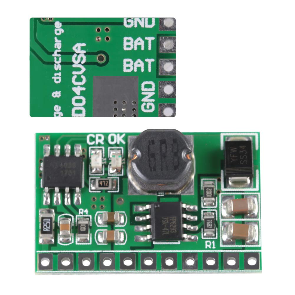 Shipenophy ups Módulo DC 4x3x1 5V 2.1A Salida UPS Fuente de alimentación DIY Cargador Tablero Voltaje Paso arriba Convertidor DC DC Boost Módulo