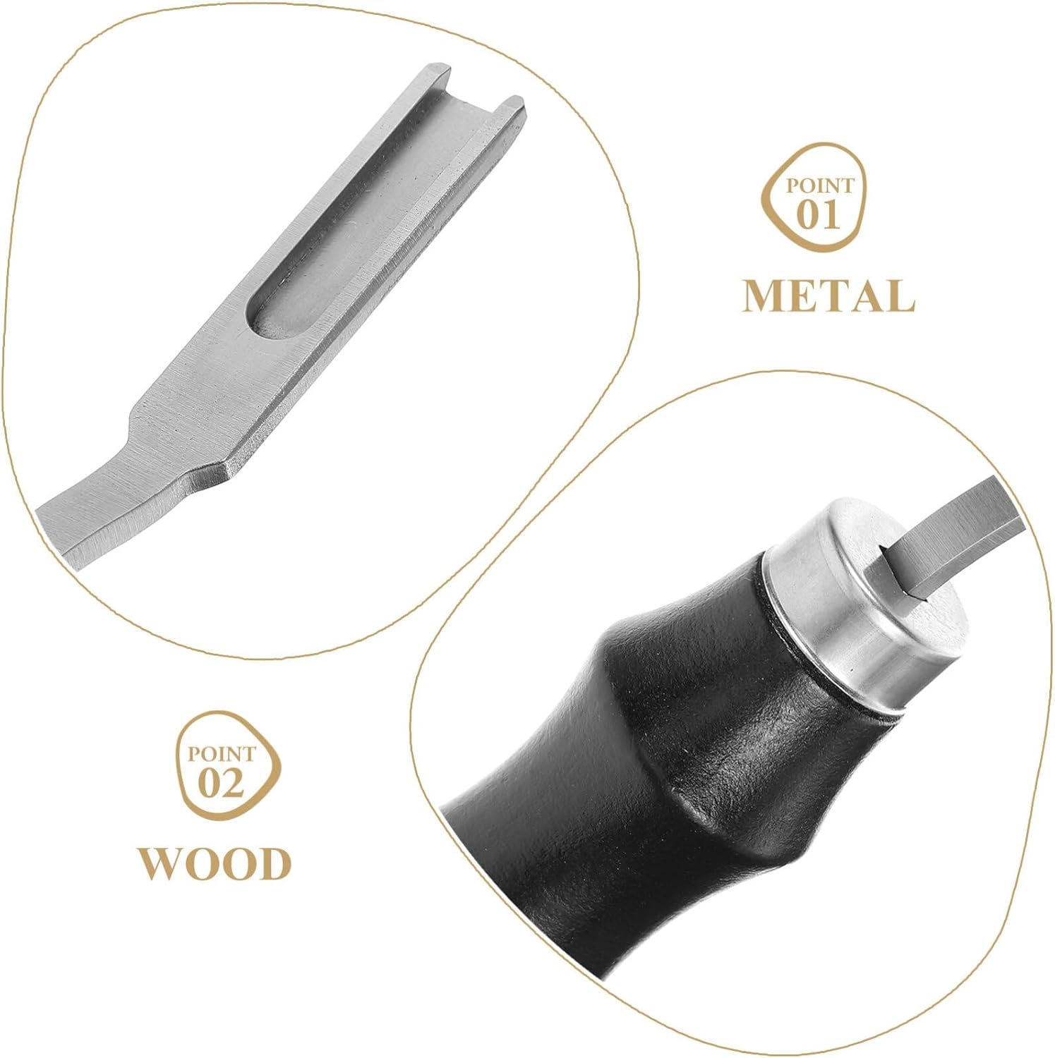 EXCEART Tools Leather beveler Tool leathercraft Edge Skiving beveler Leather Edges Stitching Tool Leather Stitching beveler Leather Stitching Tool