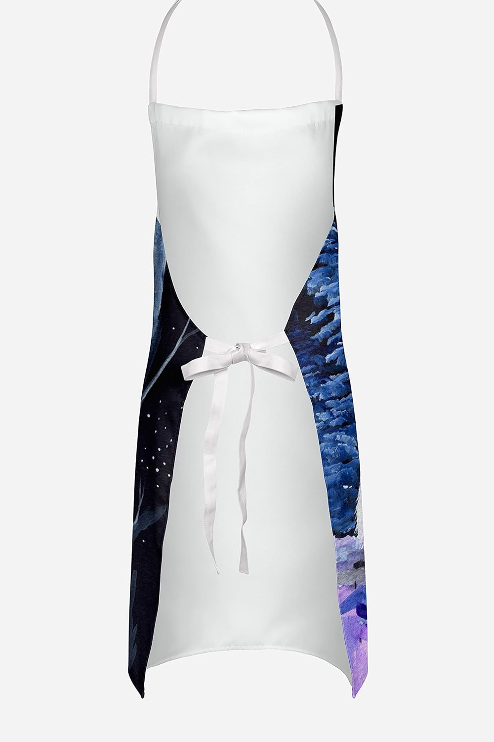 Caroline’s Treasures SS8400APRON Starry Night Siberian Husky Delantal de Cocina, Servidor de Cocina, Hornear Manualidades Jardinería para Adultos