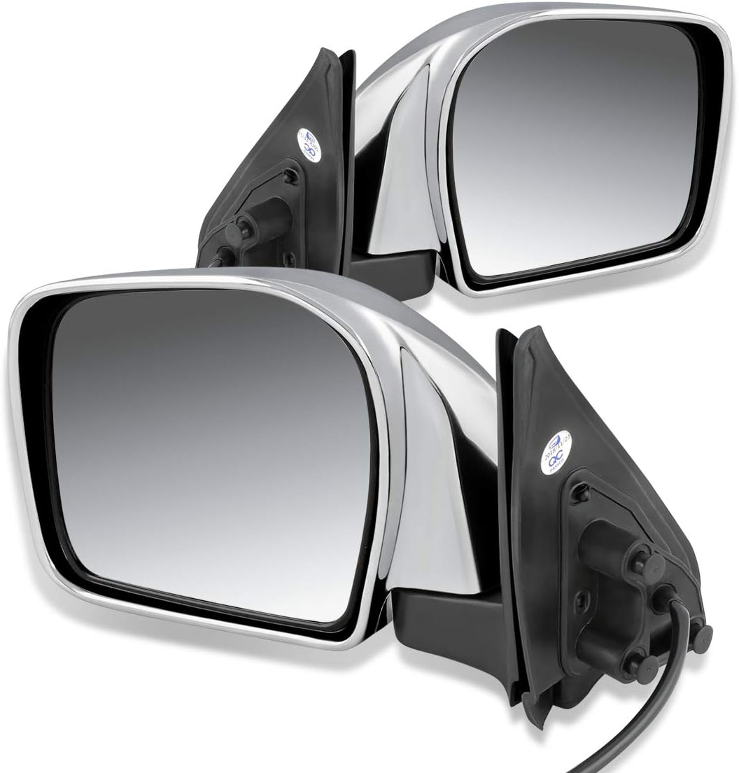 Auto Dynasty TO1320159 TO1321159 Par de espejos retrovisores de puerta de visión lateral estilo OE compatible con Toyota Tacoma 01-04
