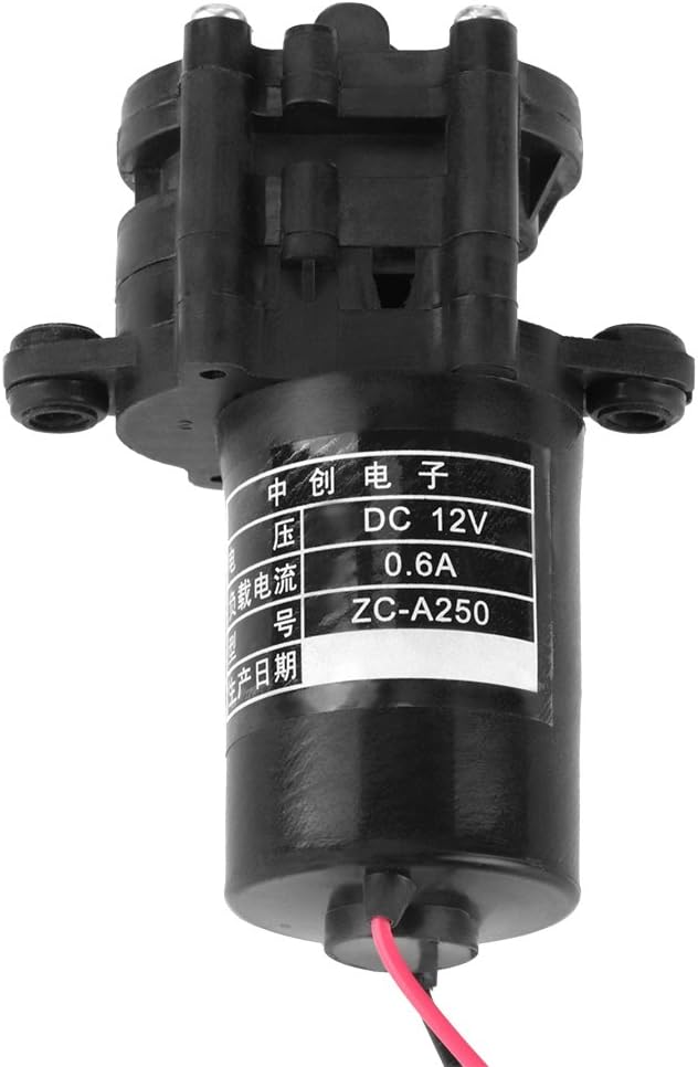FTVOGUE 12V ZC-A250 Mini autocebante -resistente DC Gear Bomba de agua para acuario herramienta de bombeo de agua