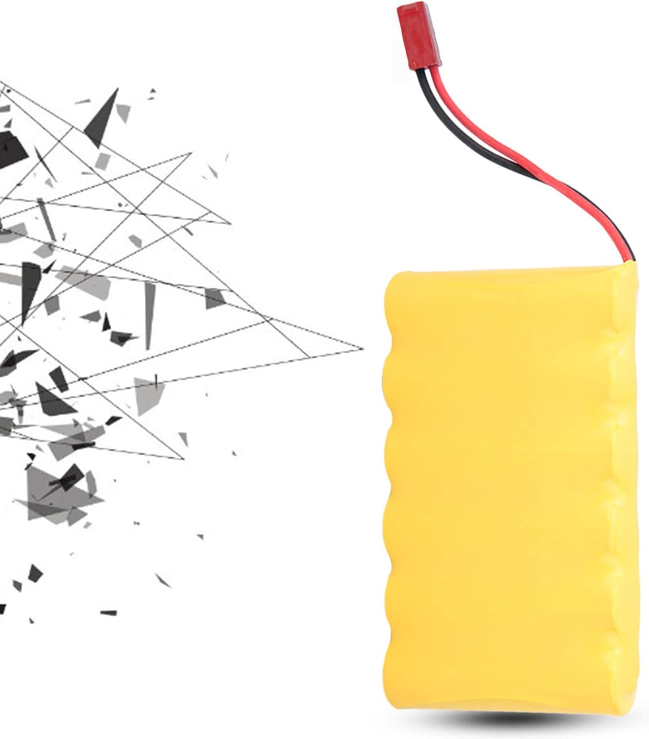 Jerys Batería de coche de RC, 7.2V 400MAH 2PCS RC accesorios del coche para al aire libre