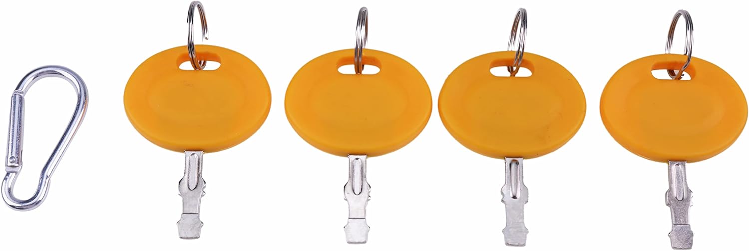 JEENDA Paquete de 4 llaves de encendido 625-05000 625-05002 925-2054A 925-1745A compatibles con Cub Cadet XT1 ZT1 LT LTX Troy Bilt cortacésped