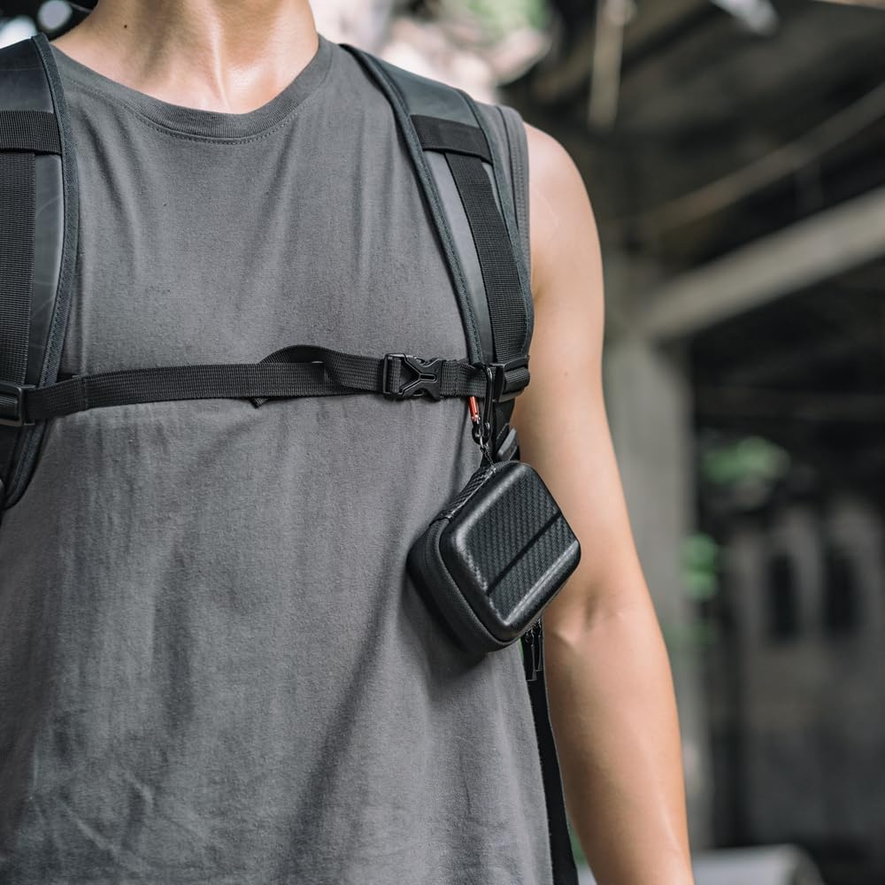 SUREWO Mini Pro estuche de transporte para GoPro, funda rígida de almacenamiento de viaje para Hero 121110987654, DJI Osmo Action 43, AKASO, cámara