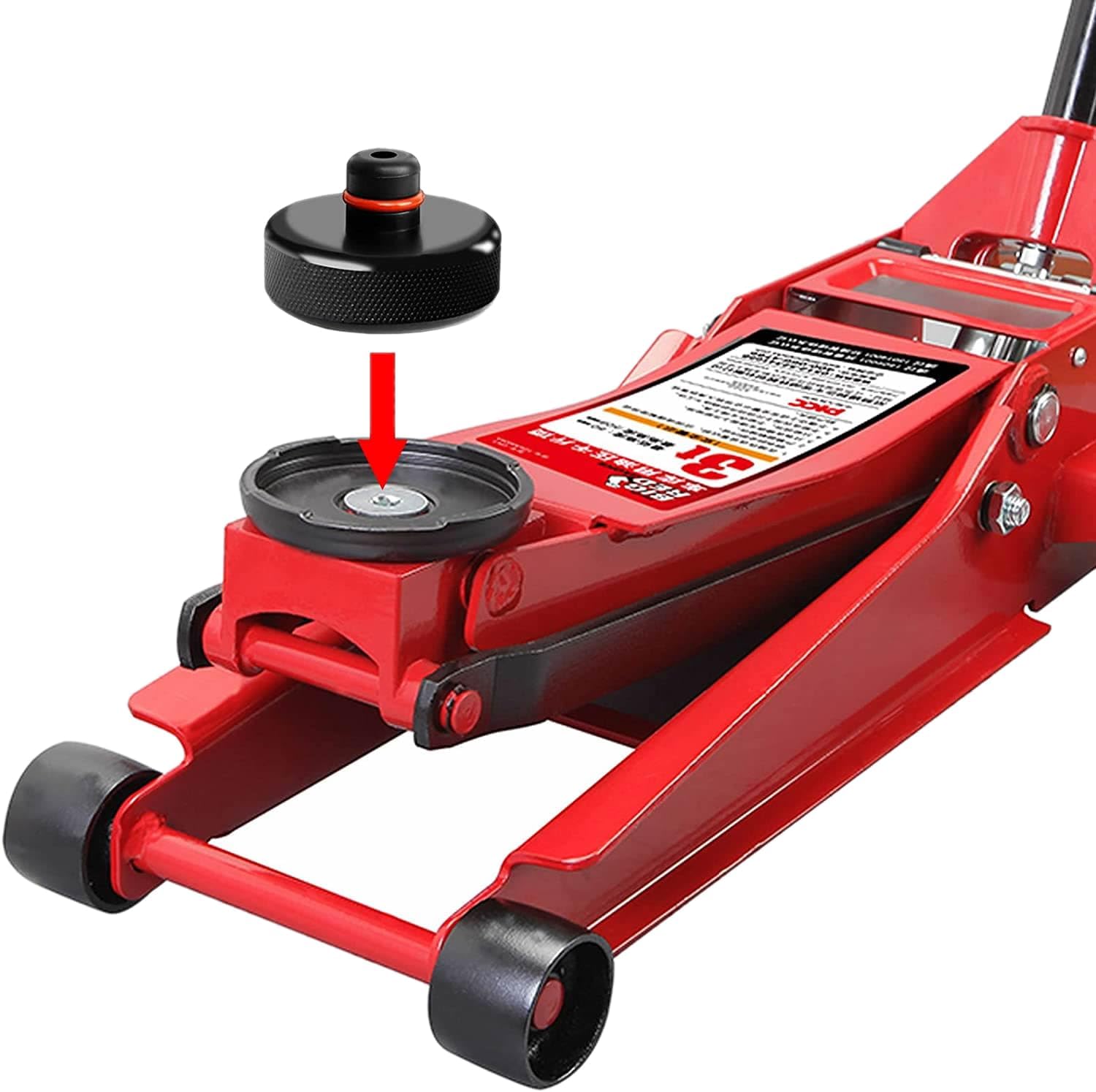 YEEBEY Almohadilla de goma compatible con Tesla Modelo 3SXY, adaptador de punto Jack Pad con una funda de almacenamiento Accesorios
