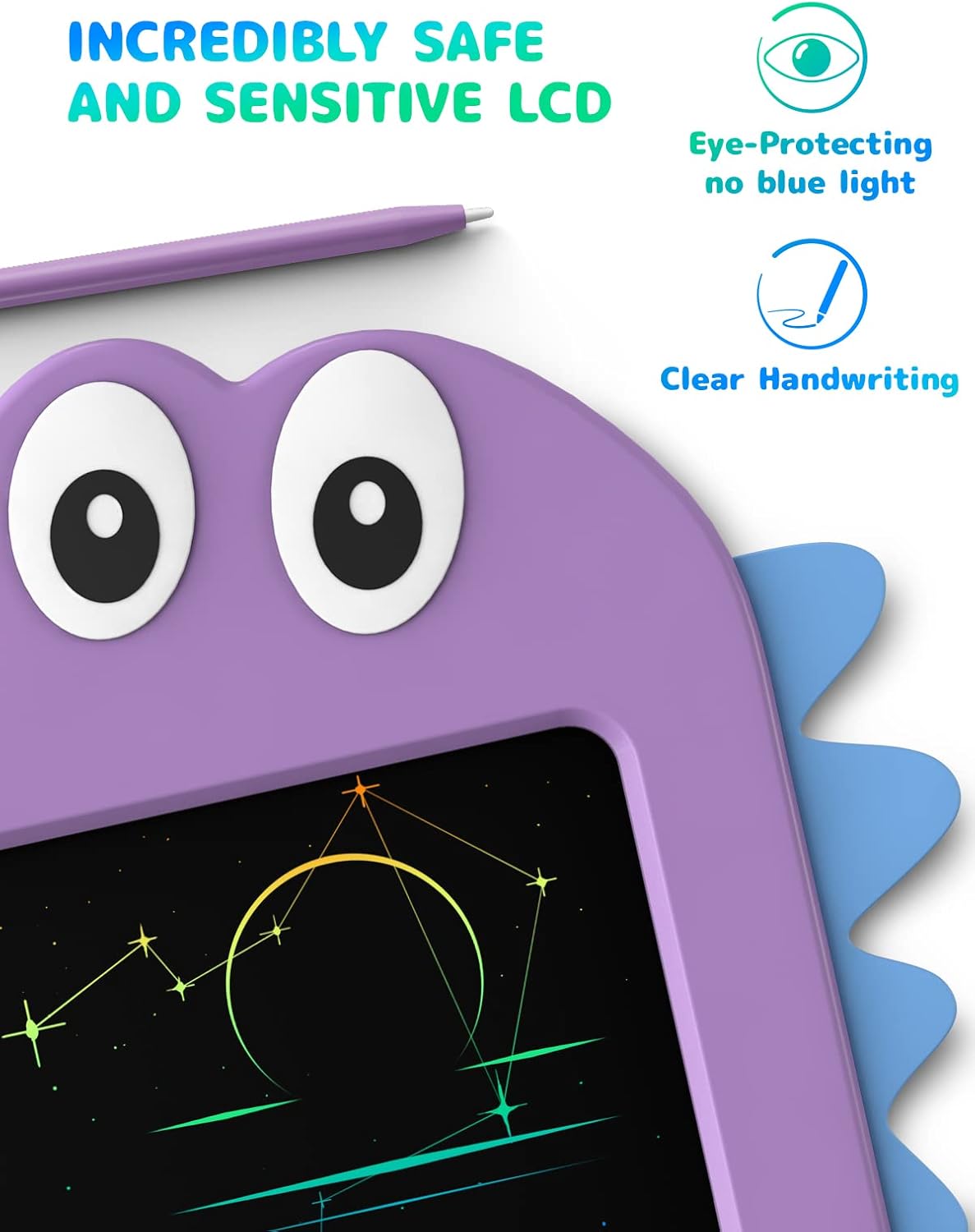 Tableta de escritura LCD para niños pequeños, tablero de garabatos de 8.5 pulgadas, almohadilla de dibujo para juegos de niños, tablero de dibujo de
