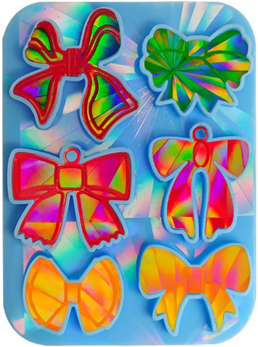 Lindos aretes de molde de resina epoxi molde de fundición de resina epoxi molde de silicona para bricolaje llavero joyería manualidades