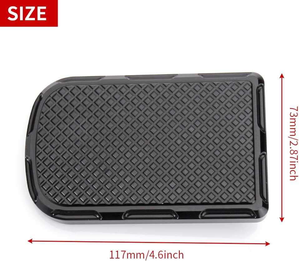 Funda para pastillas de pedal de freno compatible con Harley softail Heritage Springer Fit Fat Boy Deluxe FLSTN Road King FLHR Road Glide FLTR