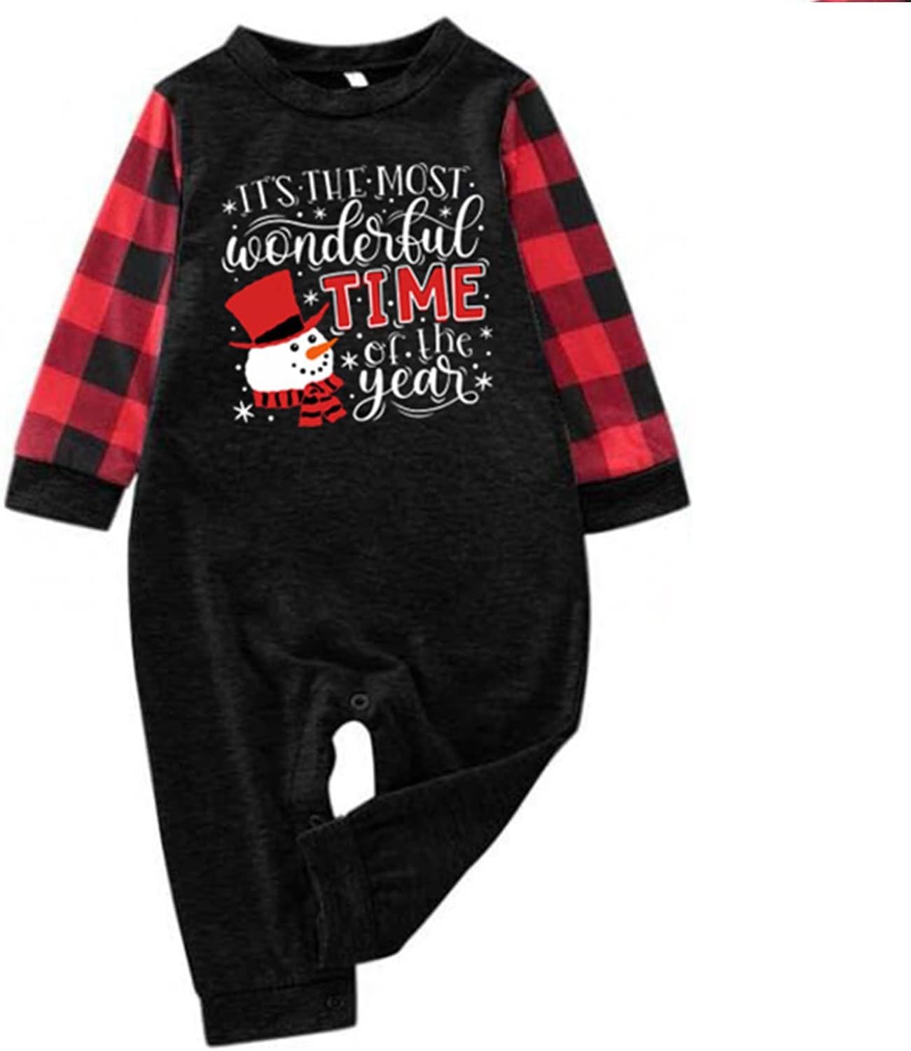 Pijamas de Navidad para la familia, conjunto a juego de camisetas de manga larga y pantalones, camisones navideños con Feliz Navidad