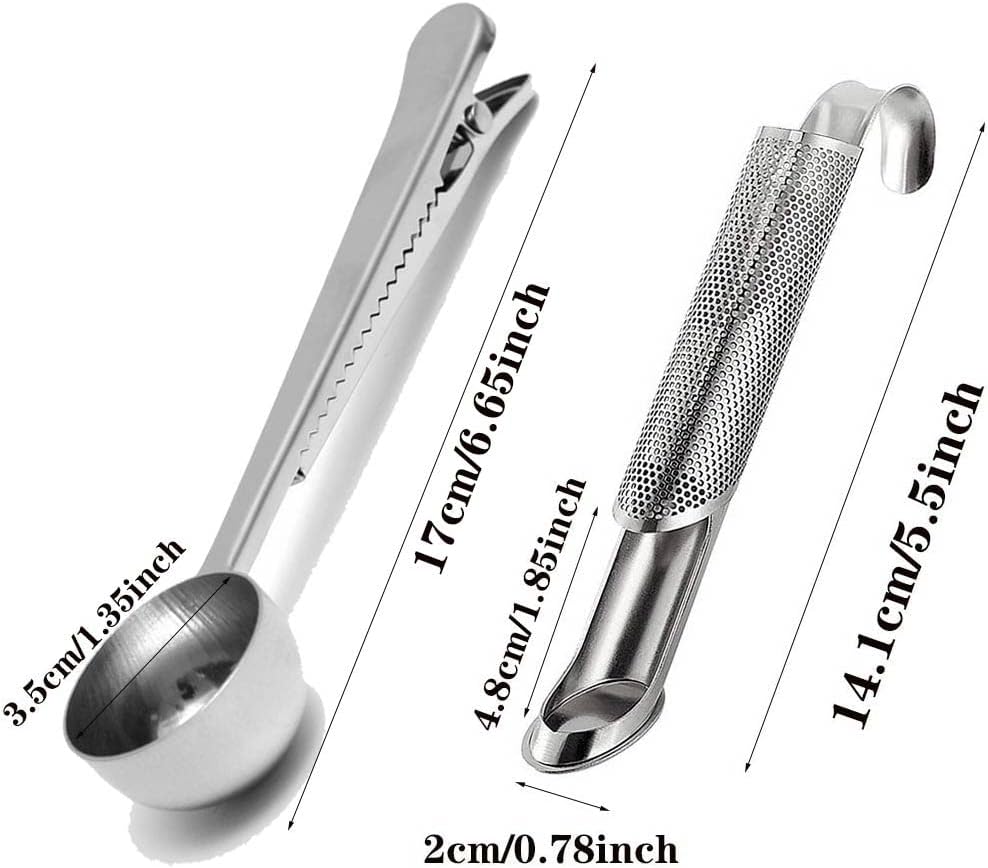 Difusores de té de acero inoxidable para té suelto, hermoso colador de té encendido, remojador de té de hojas sueltas, infusor de té, filtro de té