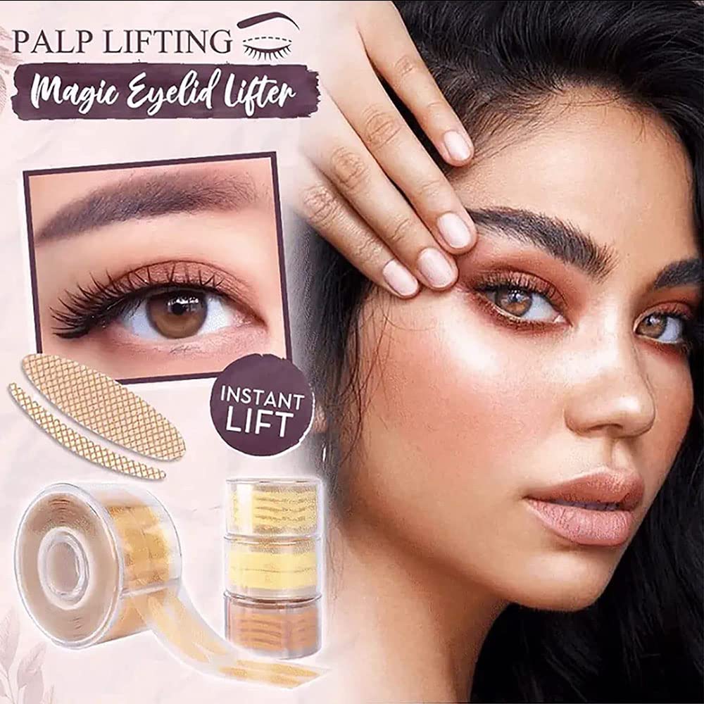 Palp Lifting Magic Levantador de párpados, 6001200 unidades, cinta autoadhesiva invisible de doble párpado, tiras de elevación de párpados para ojos
