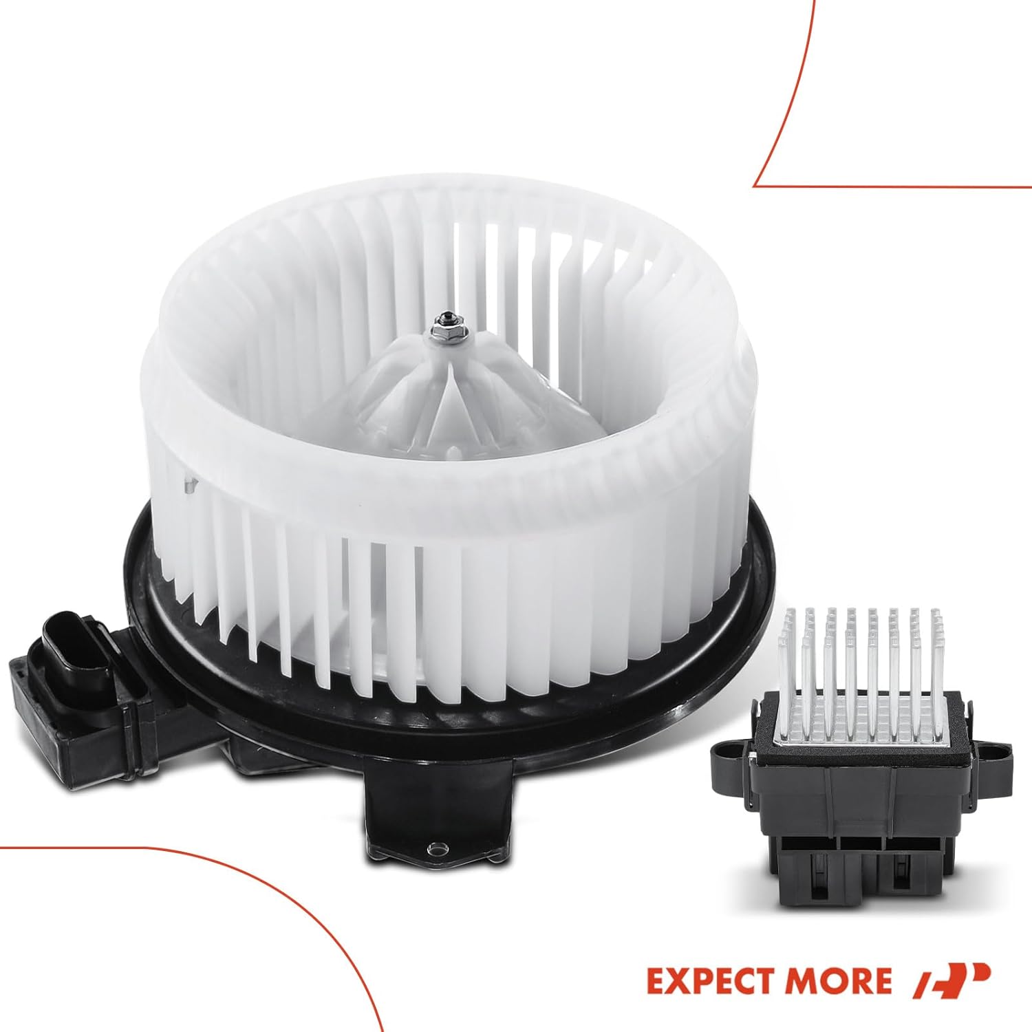 A-Premium Motor y resistencia del ventilador de calentador HVAC compatible con vehículos Buick y Cadillac, Lucerna 2007, DTS 2006-2011, lado
