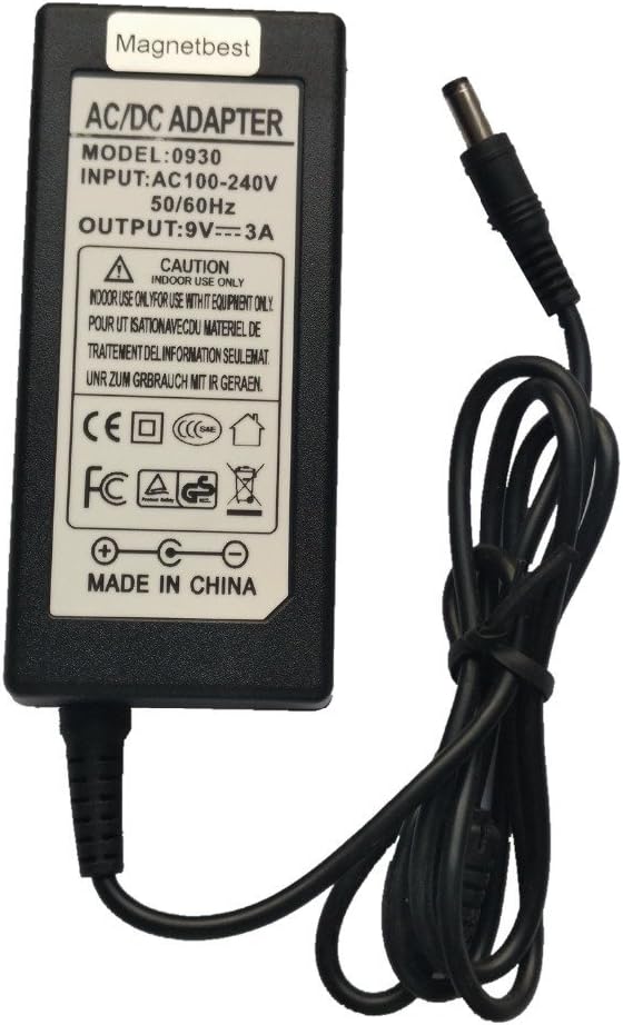Cargador adaptador de CA de 9V 3A para LINE6 POD HD300 HD400 HD500 HD500X HD Bean DC-3G Fuente de alimentación con cable
