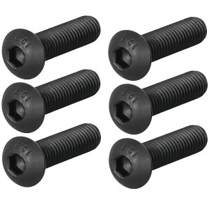 Tornillos hexagonales de cabeza de botón M3 x 0.315 in, acero al carbono de grado 10.9, acabado de óxido negro, unidad hexagonal Allen, 200 unidades Tornillos hexagonales de cabeza de botón M3 x 0.315 in, acero al carbono de grado 10.9, acabado de óxido negro, unidad hexagonal Allen, 200 unidades