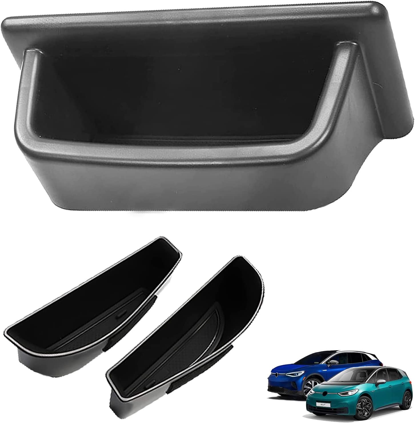 Bandeja de tablero y caja de almacenamiento lateral para VW ID.4 2023 para VW ID.4 ID4 2021 2022 2023 Bandeja de almacenamiento para consola central