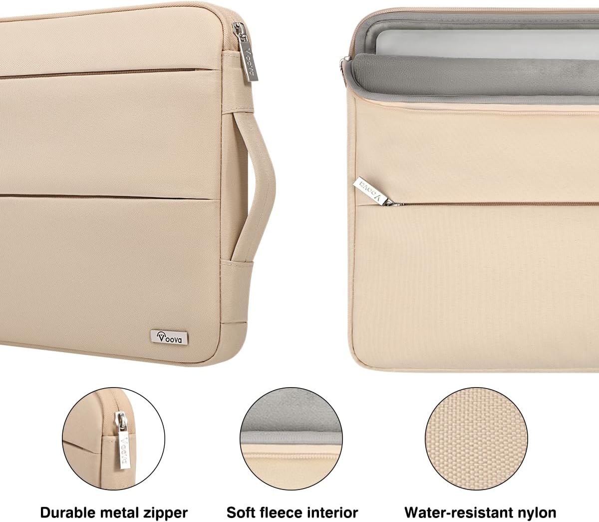 Voova Funda para laptop compatible con MacBook AirPro M2 M1 2016-2022 de 13.3 pulgadas Surface Pro X  98, 13.5 Surface Laptop 54, funda impermeable