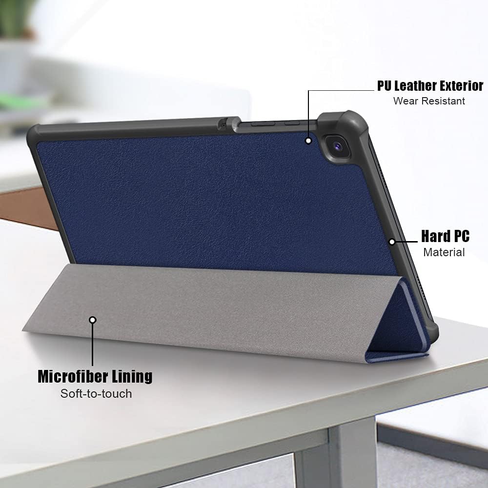Funda delgada para Galaxy Tab A7 Lite de 8.7 pulgadas, modelo 2021 (SM-T220225), a prueba de golpes, soporte triple delgado y ligero para Galaxy Tab