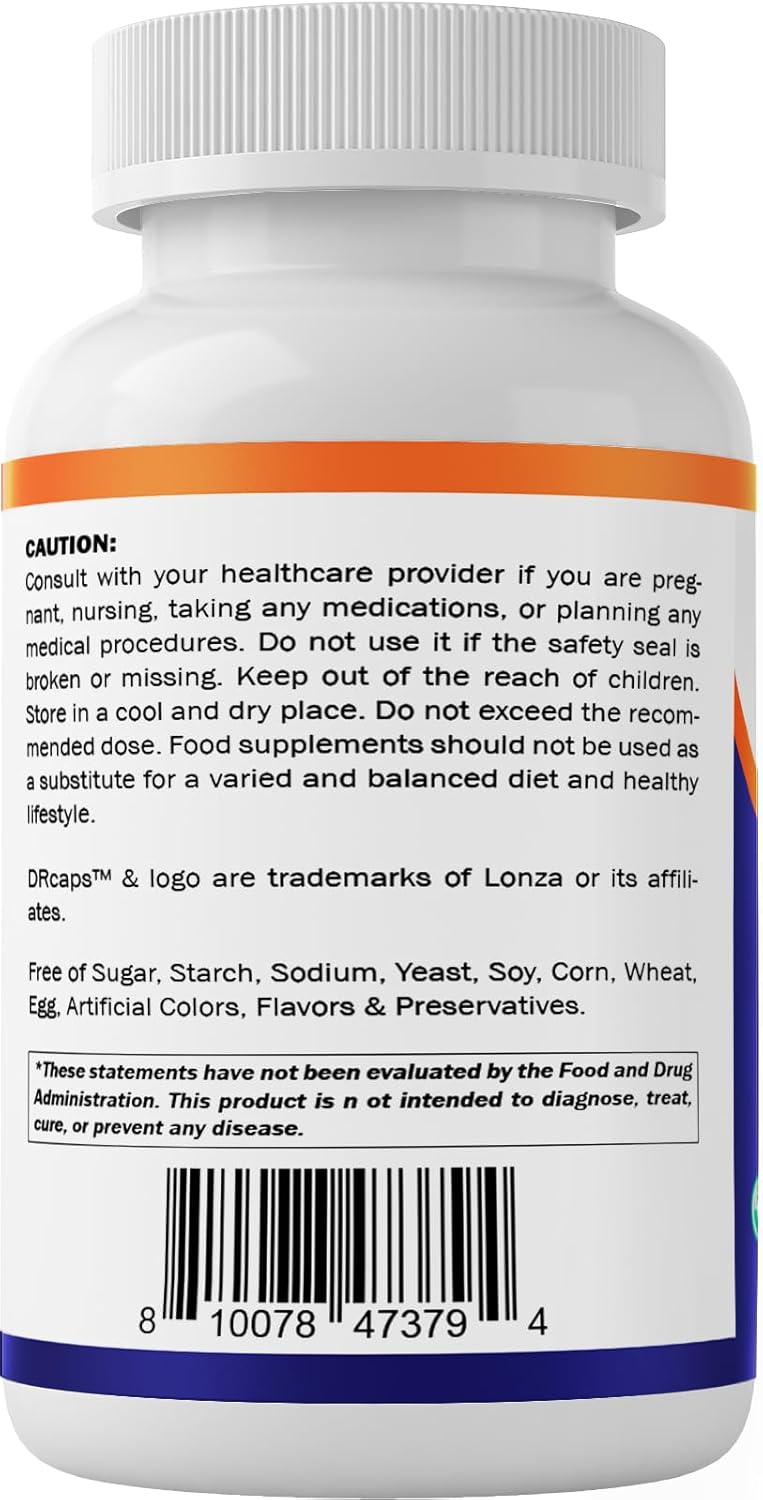 Vitamatic Lactobacillus Plantarum – 20 mil millones por cápsula DR – 60 unidades – Soporte digestivo – Fabricado con fibra prebiótica de inulina