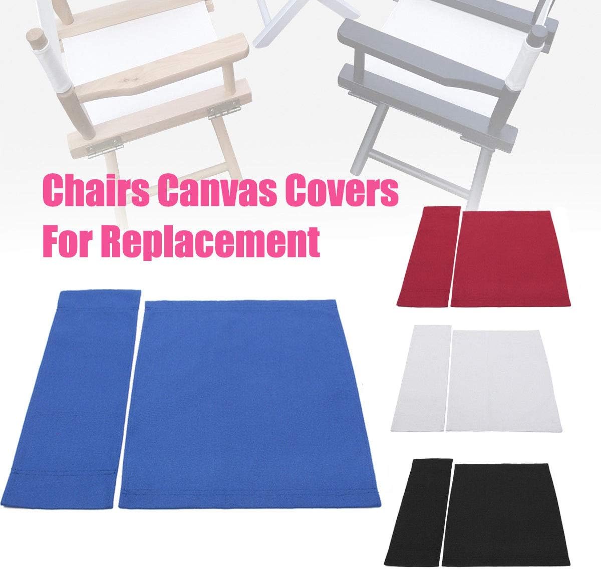Upone Director Chair – Funda de repuesto para silla de director de 18.0in, lona de repuesto, negro, rojo, blanco, gris, azul (naranja)