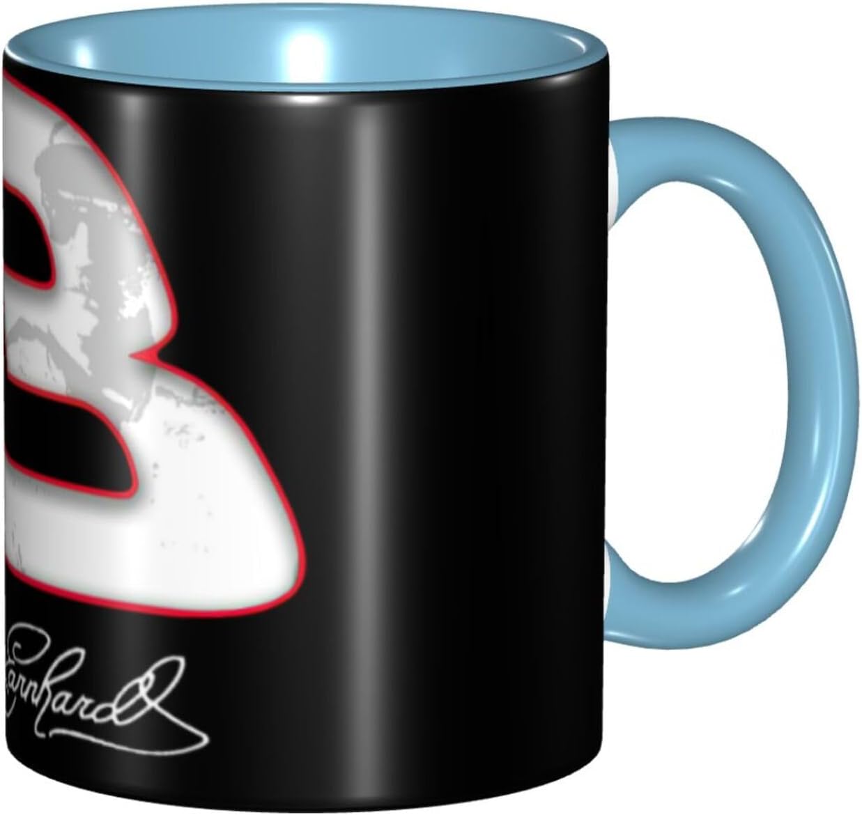 Dale Racer Earnhardt Racing Champion – Tazas de café de cerámica con logotipo para oficina, hogar, regalo, té, bebidas calientes, 12 onzas
