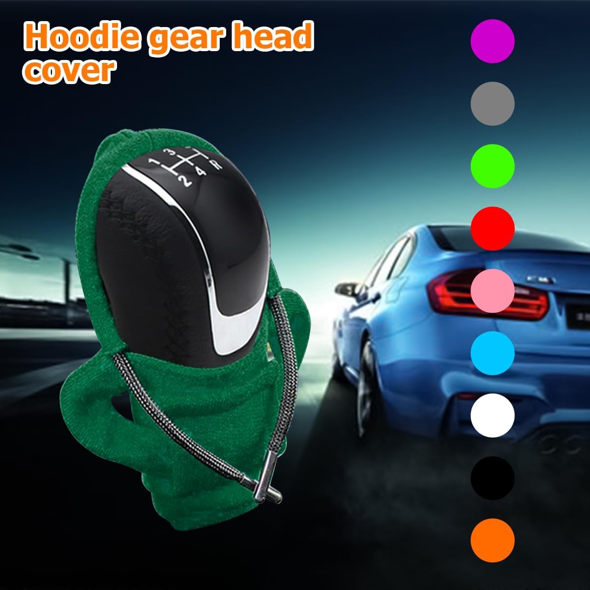 zipelo Funda para pomo de palanca de cambios de automóvil, diseño de suéter de moda, bonita camisa con capucha para pomo de palanca de cambios de