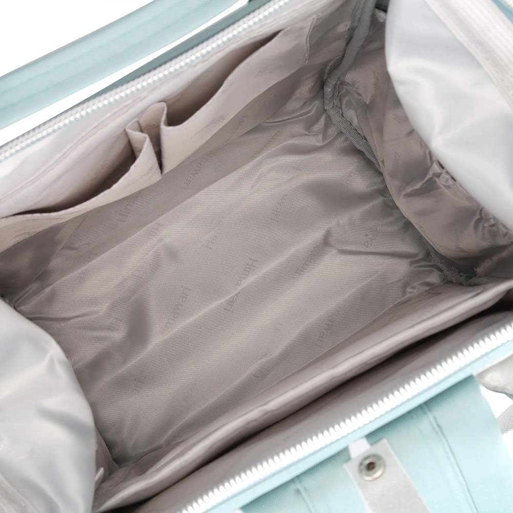 Himawari Mochila de viaje para laptop con puerto de carga USB, bolsa de pañales grande, bolsa de médico, mochila escolar para mujeres y hombres,