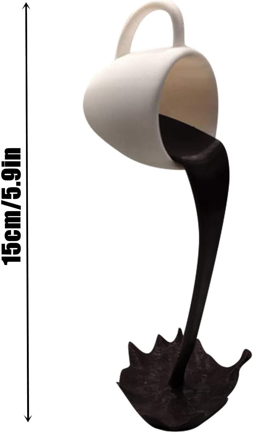 Mini taza de café flotante, decoración de escultura, accesorios de decoración de cocina de cafetería, tazas de café mágicas para café, tazas de café