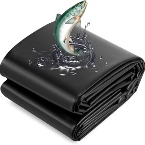 Mxmoonant Revestimiento de estanque de LDPE de 20 x 20 pies, revestimiento de estanque reforzado de 20 mil para estanques Koi de peces al aire Mxmoonant Revestimiento de estanque de LDPE de 20 x 20 pies, revestimiento de estanque reforzado de 20 mil para estanques Koi de peces al aire