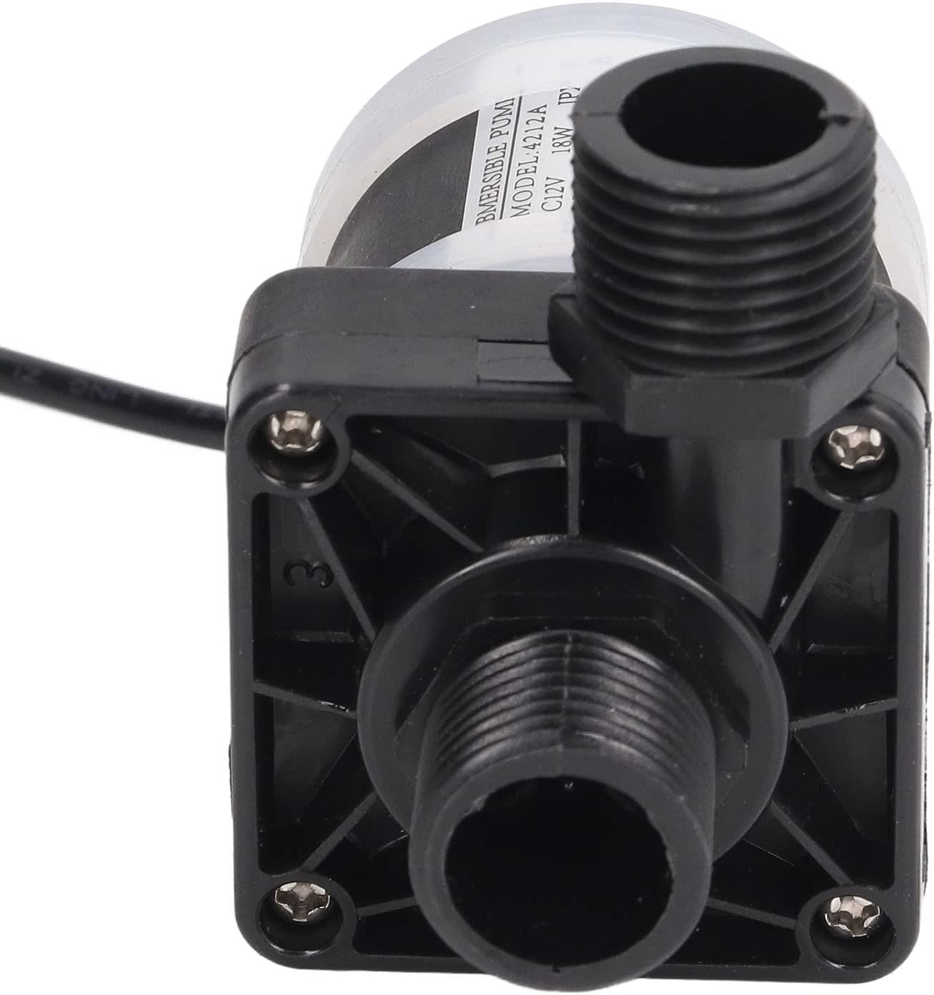 Mini bomba sumergible 18W fuente bomba de agua con 16.4 ft de elevación alta para acuario estanque de pecera
