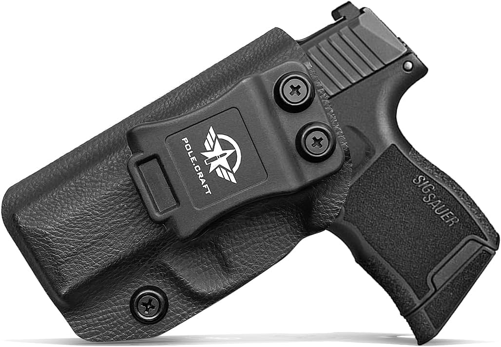 IWB Dermatoglyph Kydex Pistolas Compatible con Glock 19 Glock 17  Taurus G2C G3C  Smith & Wesson M&P Shield 0.354 in .40  M&P 0.354 in M2.0 4″4.25″