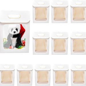 Enorteen 12 cajas de regalo plegables transparentes con cierre adhesivo, cajas de dulces, bolsas de papel, bolsas de ramo, cajas de flores para Enorteen 12 cajas de regalo plegables transparentes con cierre adhesivo, cajas de dulces, bolsas de papel, bolsas de ramo, cajas de flores para