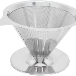 Filtro de café, accesorios de embudo, filtro de acero inoxidable, malla fina, taza de metal, filtro de alimentos filtrados para café, filtros Filtro de café, accesorios de embudo, filtro de acero inoxidable, malla fina, taza de metal, filtro de alimentos filtrados para café, filtros