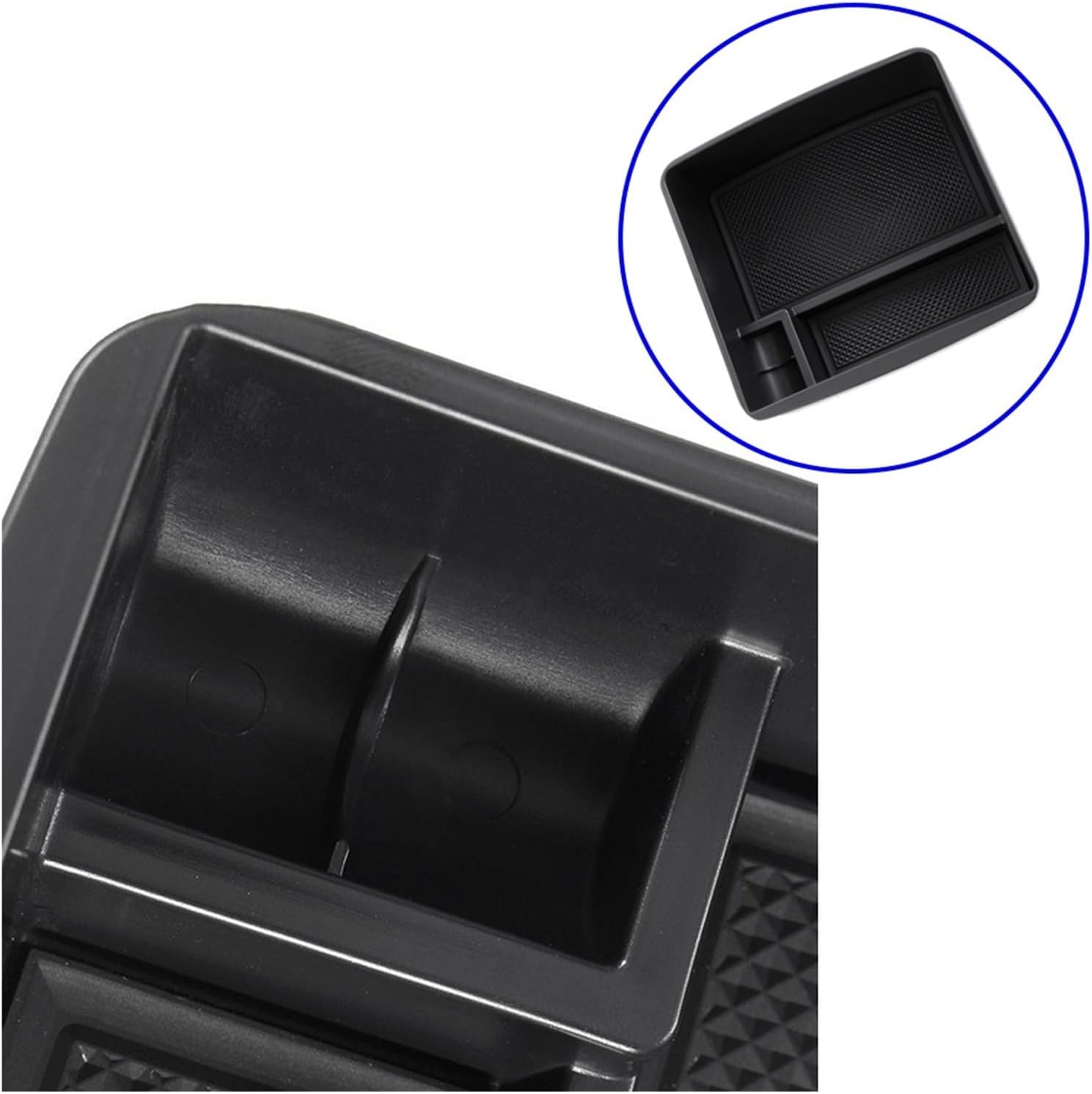 Caja de almacenamiento para reposabrazos central de automóvil, compatible con Toyota Land Cruiser Prado 2004-2018, bandeja de reposabrazos,