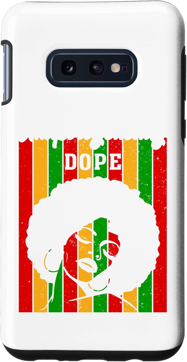 Galaxy S10e Unapologetically Dope African Pride Afro Black History Month Case