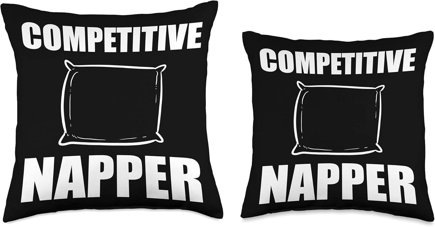 Almohada competitiva perezosa o siesta, 18.0 x 18.0 in, multicolor