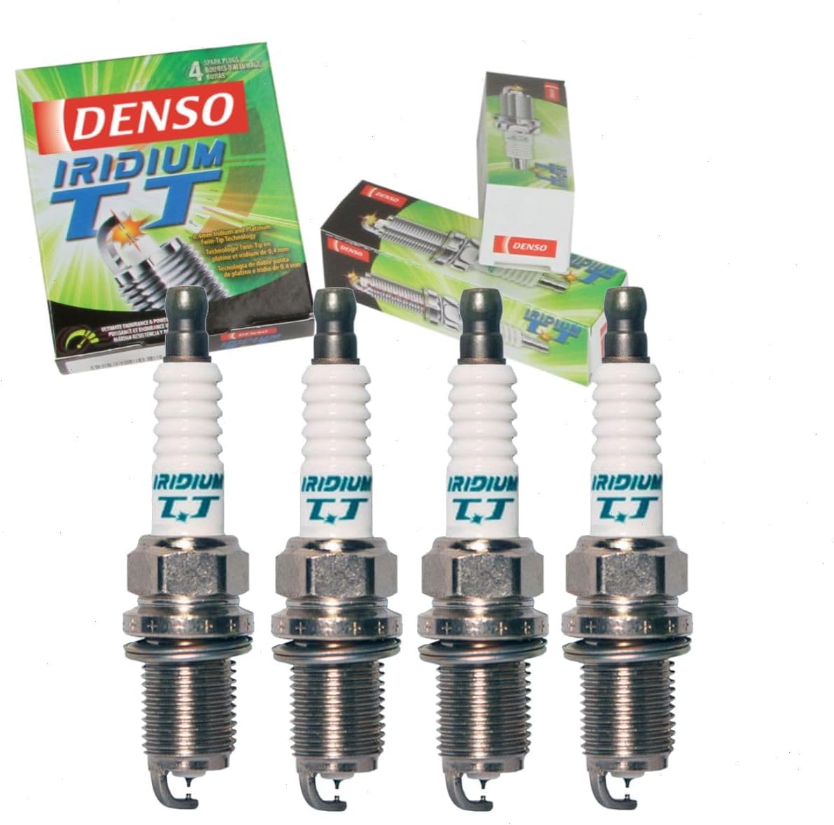 4 bujías DENSO Iridium TT compatibles con Toyota Camry 2.5L L4 2010-2017